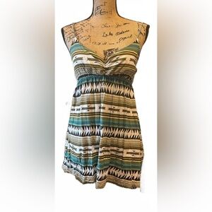 RVCA Multicolor Striped Mini Dress